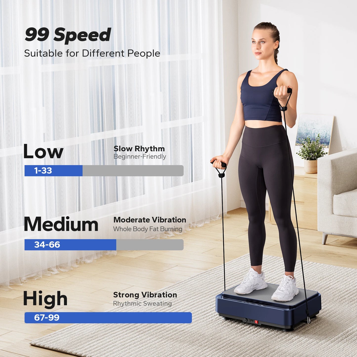 Vibration Plate for Pain Relief Fat Burning & Weight Loss