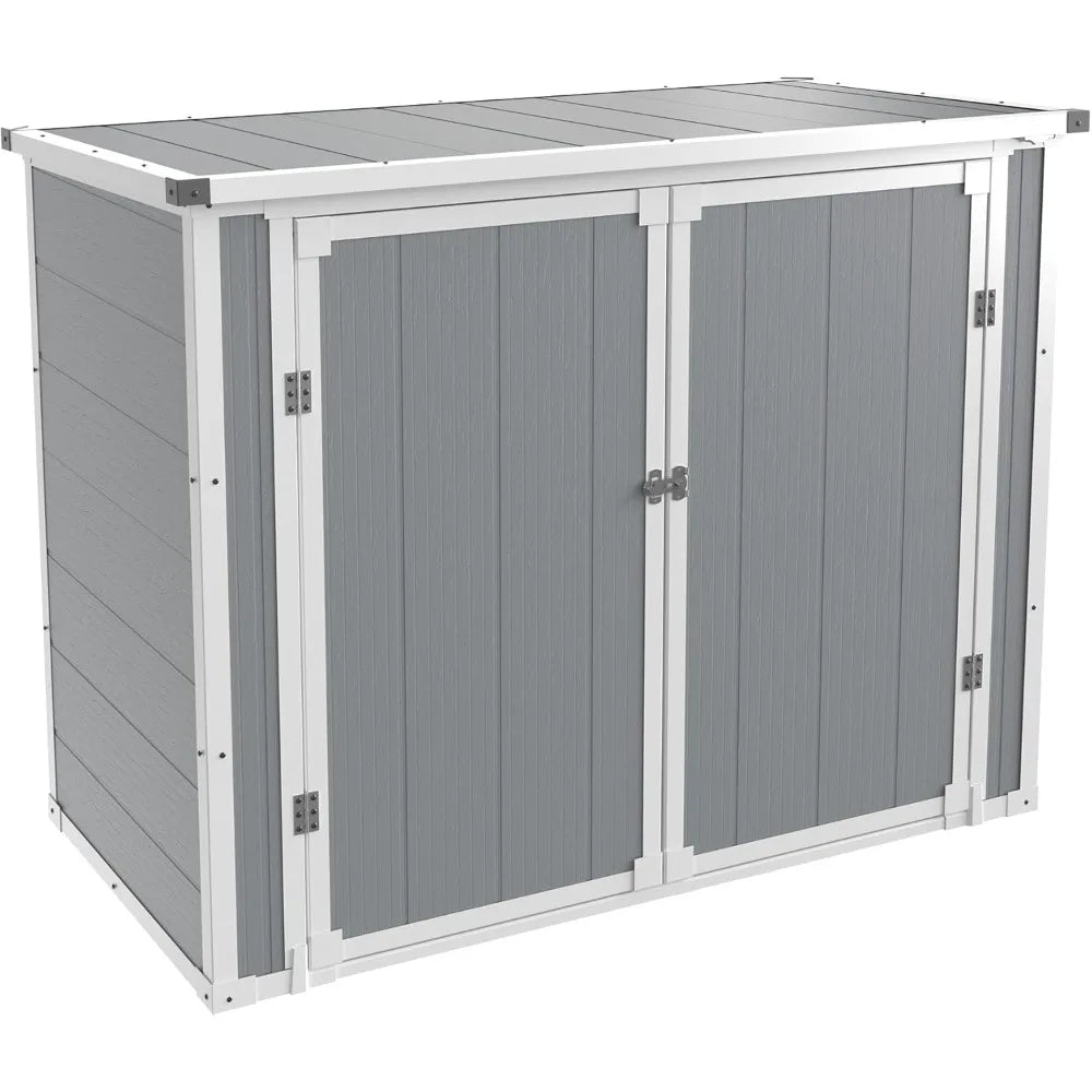 Outdoor, Weatherproof Storage Shed with Floor