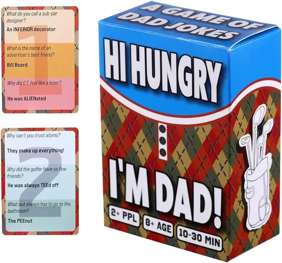 HI Hungry… I'm DAD, Dad Jokes Card Game for Kids
