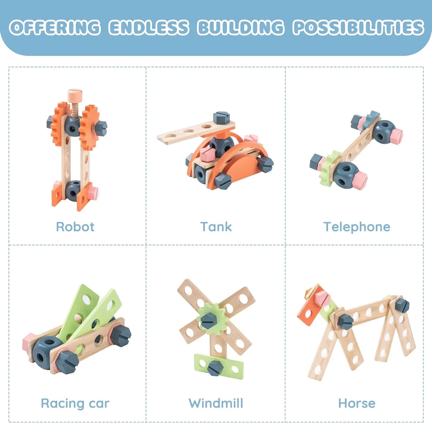 Kids Wooden Work Bench / Tool Set