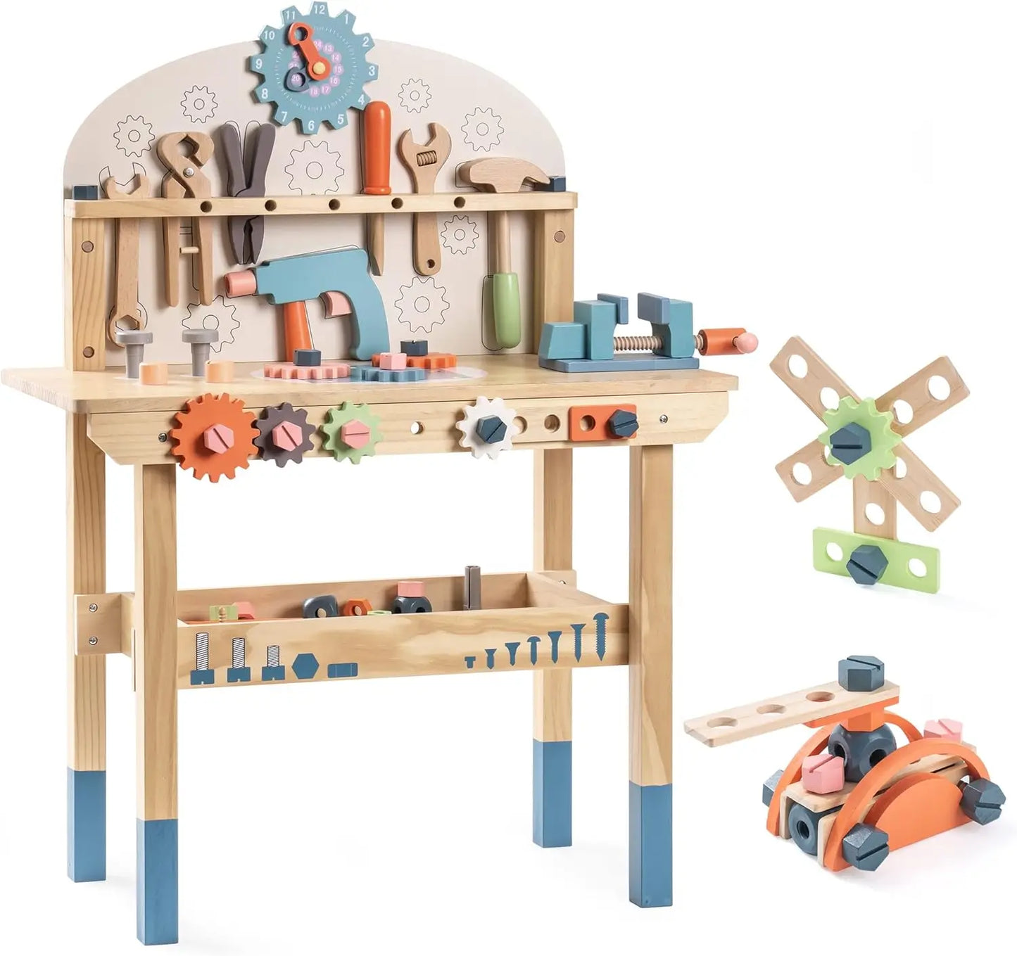 Kids Wooden Work Bench / Tool Set