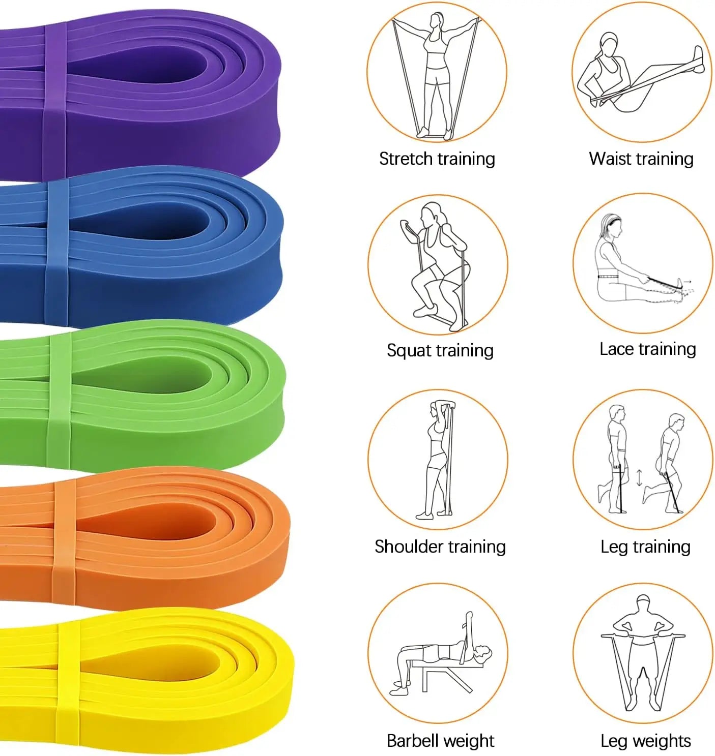 Resistance Bands Set of 5