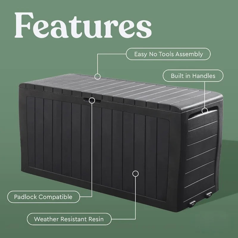 71 Gallon Resin Deck Box