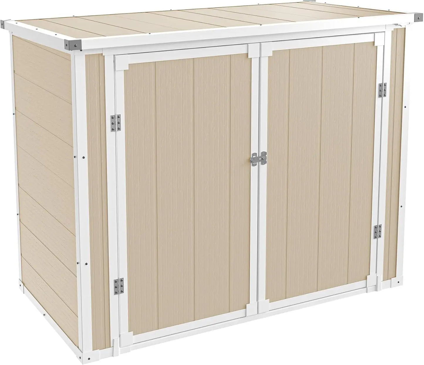 Outdoor, Weatherproof Storage Shed with Floor