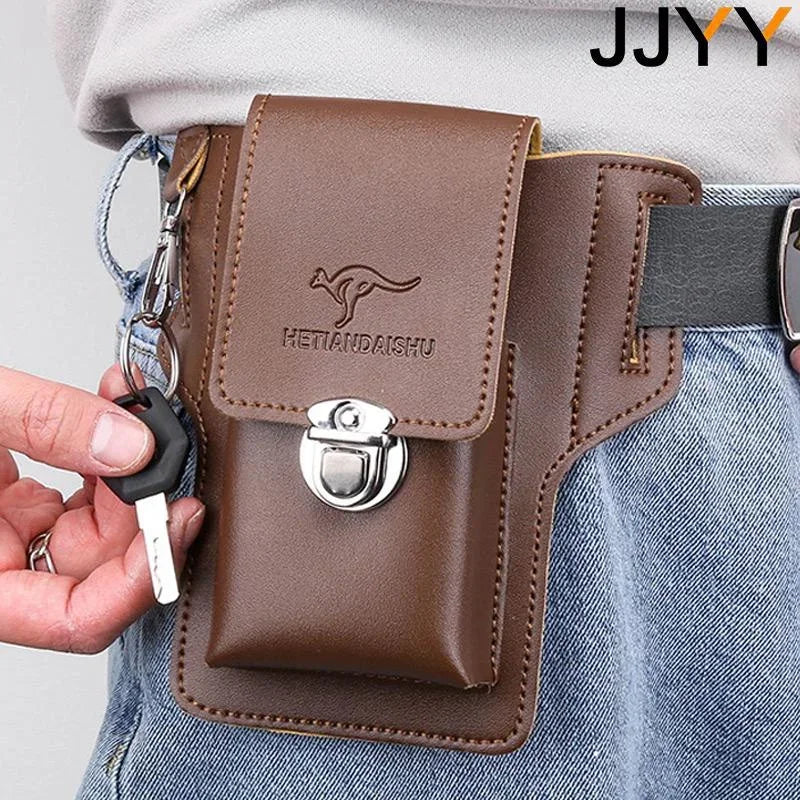 Leather Belt Pouch Phone Case