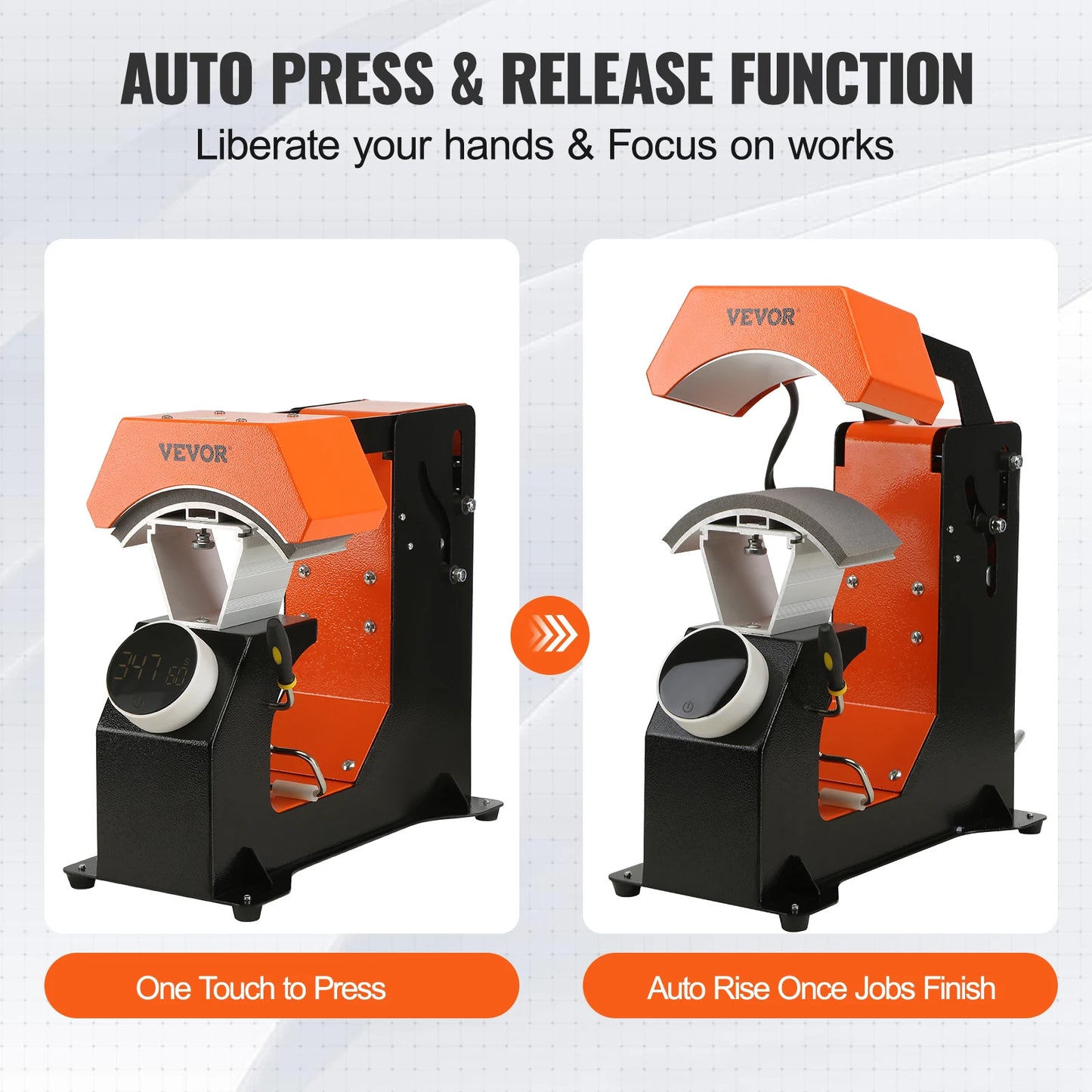 3-in-1 Hat Heat Press Machine