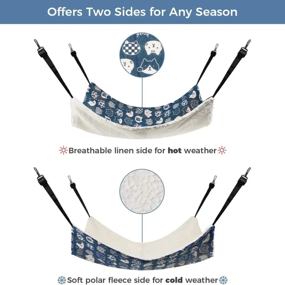 2Pcs Hanging Hammock Bed