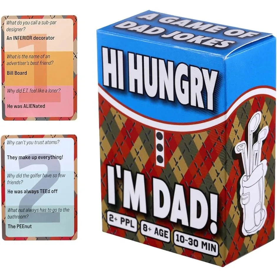 HI Hungry… I'm DAD, Dad Jokes Card Game for Kids