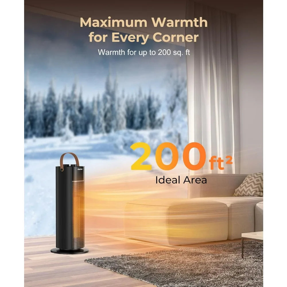 18 Inch Portable Space Heater with 70°Oscillation