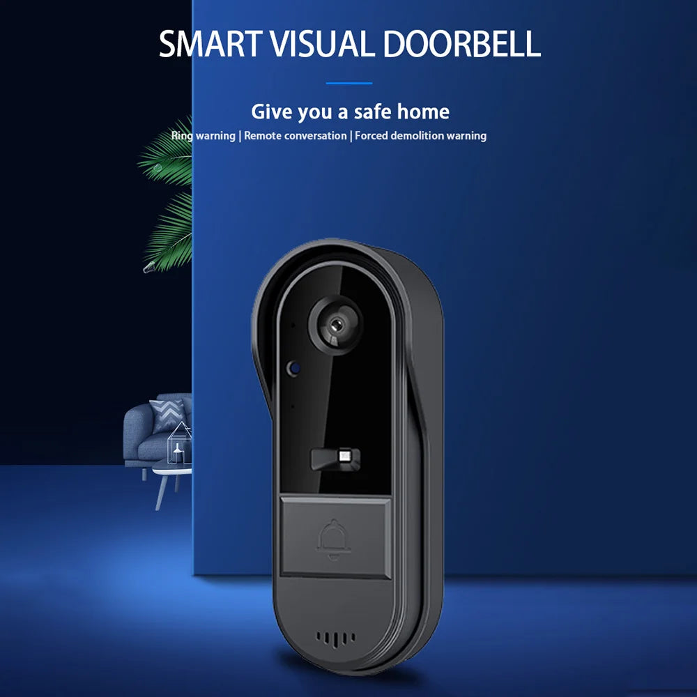Wireless Intelligent Video Door Bell Camera w/Intercom
