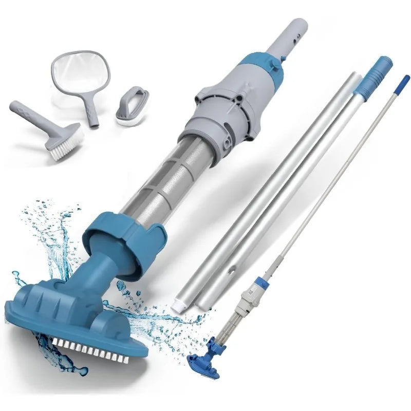 Rechargeable Spa Pool Vacuum Kit with Pole and Tools