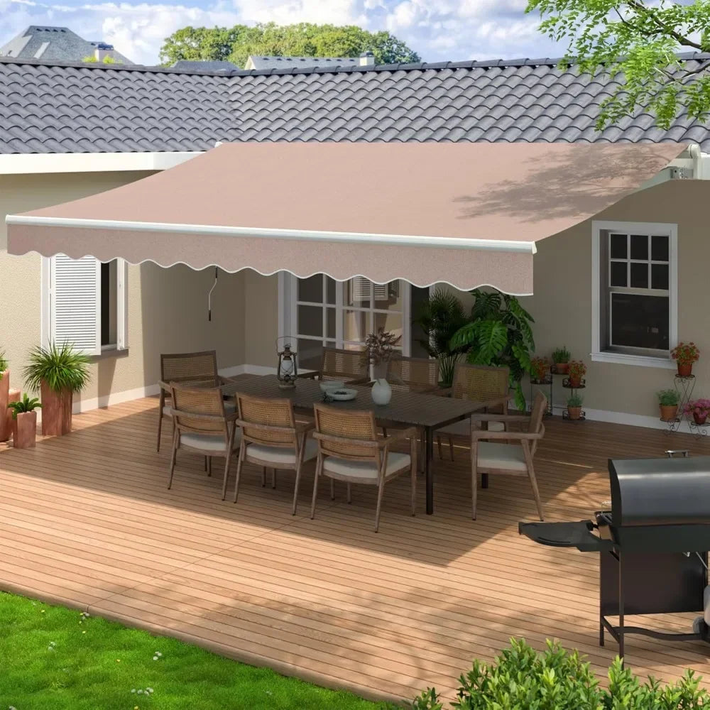 R13 x 8 ft Sun Shade retractable Awning