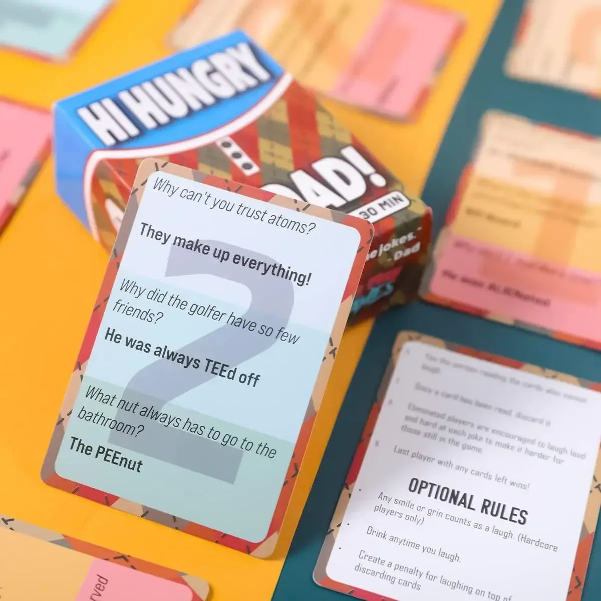 HI Hungry… I'm DAD, Dad Jokes Card Game for Kids