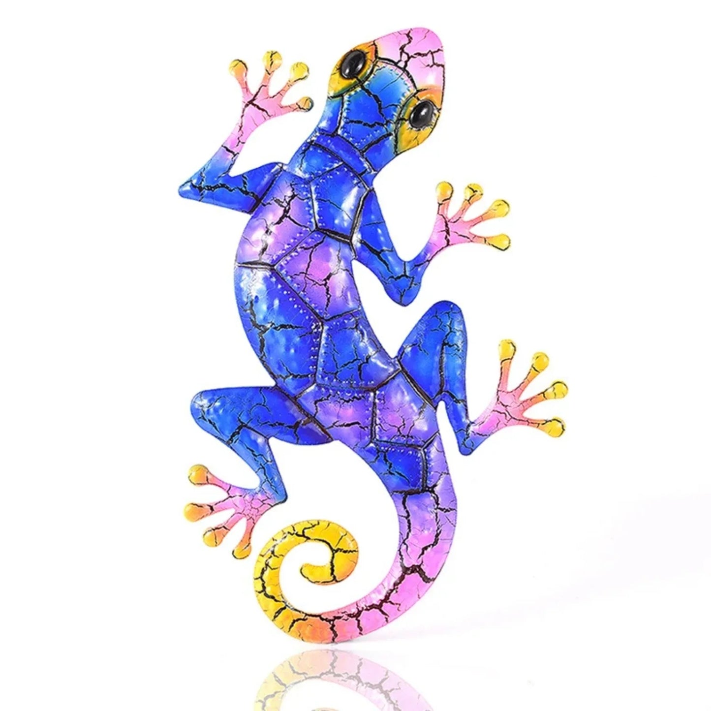 Metal Gecko Decorative Outdoor Garden Art