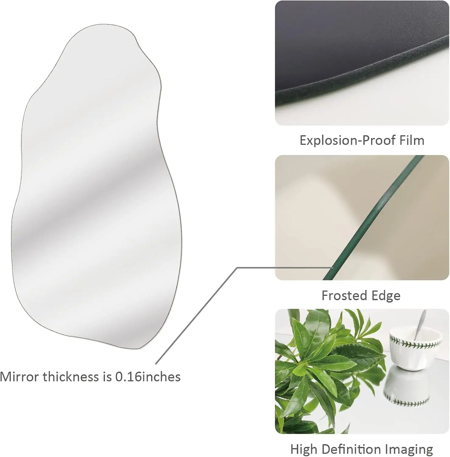 Irregular Decorative Wall Mirror