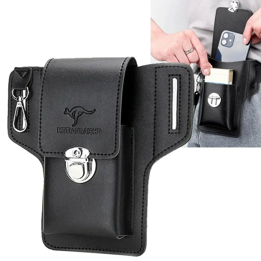 Leather Belt Pouch Phone Case